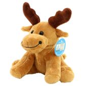 Zoo animal moose Emil - brown