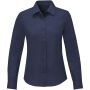 Pollux damesoverhemd met lange mouwen - Navy - 2XL Pollux damesoverhemd met lange mouwen - Navy - 2XL