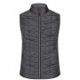 Ladies' Knitted Hybrid Vest grey melange/anthracite melange XS