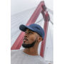 Impact AWARE™  6 panel 190gr gerecycled katoenen cap, donkerblauw