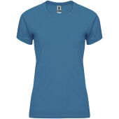 Bahrain kortärmad funktions T-shirt för dam - Moonlight Blue - S