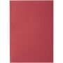 Novella Austen A5 gerecycled notitieboek met zachte cover, 50 vellen - Rood