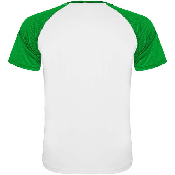 Indianapolis sportshirt met korte mouwen voor kinderen - Wit/Varen groen - 16 Indianapolis sportshirt met korte mouwen voor kinderen - Wit/Varen groen - 16