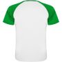 Indianapolis sportshirt met korte mouwen voor kinderen - Wit/Varen groen - 16