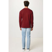 IQONIQ Zion gerecycled katoen sweater, bordeauxrood (XXS)