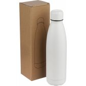 Gerecyclede dubbelwandige drinkfles 500 ml Sunny - wit