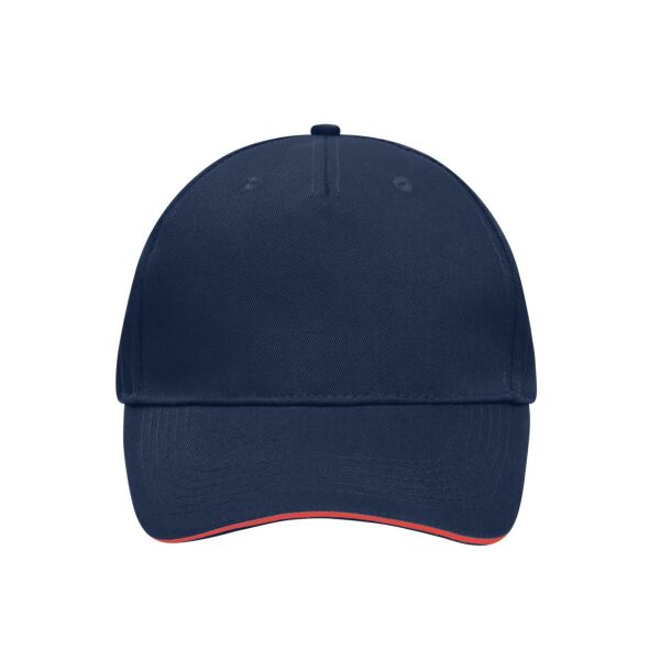 5 Panel Sandwich Cap navy/red one size 5 Panel Sandwich Cap navy/red one size