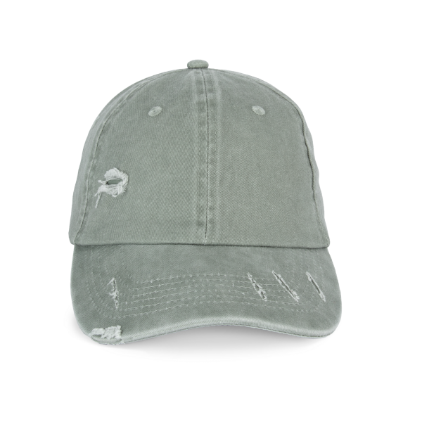 Ecologische uniseks pet met verwassen look Ecologische uniseks pet met verwassen look