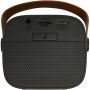 Diya 3W draadloze speaker van gerecycled plastic - Zwart