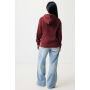 IQONIQ Yengo recycled katoen hoodie met steekzakken, bordeauxrood (L)