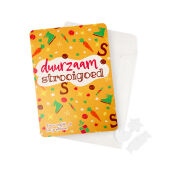 A5 kaart in pergamijn envelop