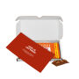 Tony's Chocolonely 180 gram in wit doosje met kaartje - Exclusive - Melk Karamel Zeezout "Gefeliciteerd"