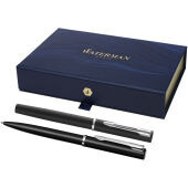 Waterman Allure schrijfset van rollerbalpen en balpen - Navy