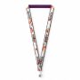 Polyester keycord met gesublimeerde satijnen overlay