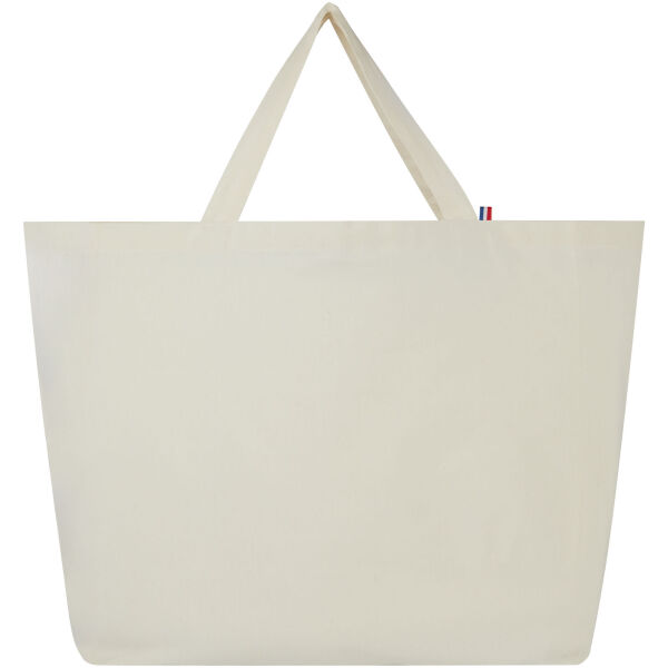 Cannes 200 g/m2 recycled shopper tote bag 10L - Natural