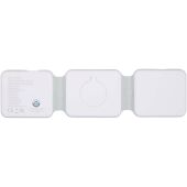 Armus 3-in-1 15W gerecycleerde plastic opvouwbare draadloze oplader - Wit