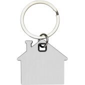 Nook huisvormige sleutelhanger - Zwart