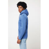 Iqoniq Torres gerecycled katoen hoodie ongeverfd, heather blue (XXS)