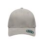 6 Panel Elastic Fit Baseball Cap light grey L/XL