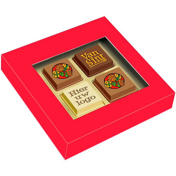 Doosje SINT logopralines -  4 stuks