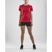 *Rush ss tee wmn bright red xs