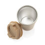 Java RCS recycled dubbel wandige beker 350ML, greige Java RCS recycled dubbel wandige beker 350ML, greige