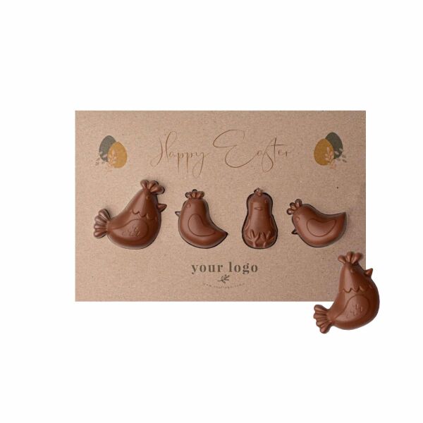 Easter card with hens 30g