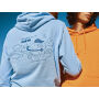 IQONIQ Rila lichtgewicht gerecycled katoen hoodie, sky blue (XXXL)