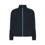 KID'S KNITTED TRACKSUIT TOP, NAVY/SKY, 9/10, FINDEN HALES