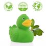 Natural rubber duck, classic - green