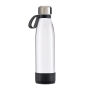 Fles RETUMBLER-myTOULON GLASS - zwart, zilver, transparant Fles RETUMBLER-myTOULON GLASS - zwart, zilver, transparant