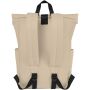 Byron 15,6" rugzak van GRS RPET met opgerolde bovenkant 18 L - Oatmeal
