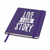 BudgetNote A5 Lines notitieboek - paars