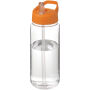 H2O Active® Octave Tritan™  600 ml sportfles met tuitdeksel - Transparant/Oranje