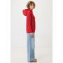IQONIQ Yengo recycled katoen hoodie met steekzakken, rood (L)
