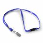 Polyester tubulaire keycord met metalen klem