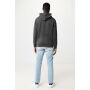 IQONIQ Rila lichtgewicht gerecycled katoen hoodie, antraciet (XXXL)