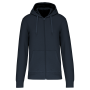 Ecologische herensweater met capuchon en ritssluiting Navy 4XL