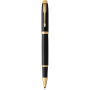 Parker IM rollerbalpen (zwarte inkt) - Zwart/Goud