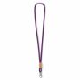 Polyester koord-keycord met bamboe plaatje