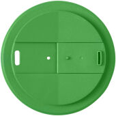 Americano® Espresso Eco 250 ml gerecyclede beker met knoeibestendig deksel - Zwart/Groen