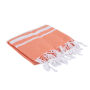 Oxious - Vibe Hammamdoek Witte Strepen - Oranje