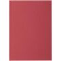 Novella Austen A6 gerecycled notitieboek met zachte cover, 100 vellen - Rood