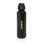 Via RCS Re-steel lockable sport bottle 600ML, zwart