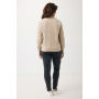 IQONIQ Etosha lichtgewicht gerecycled katoen sweater, desert (L)