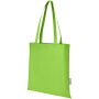 Zeus GRS recycled non-woven convention tote bag 6L - Lime
