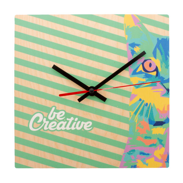 BeTime Wood B - custom made wandklok