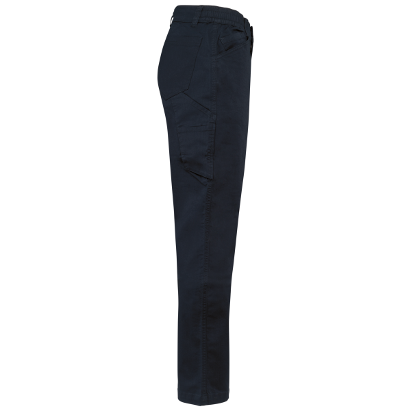 Uniseks katoenen stretchbroek Navy 62 FR Uniseks katoenen stretchbroek Navy 62 FR