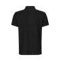 Polo shirt | stretch - Black, 4XL