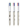 BIC® 4 Colours Shine balpen 4 Colours Shine bp LP metallic silver_UP white_RI black BIC® 4 Colours Shine balpen 4 Colours Shine bp LP metallic silver_UP white_RI black